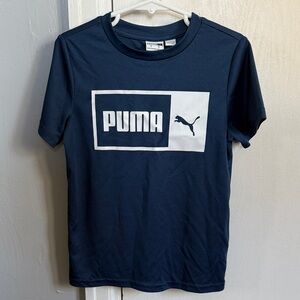Puma Navy Blue Crew Neck Tee